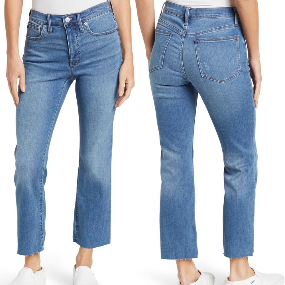 Madewell Cali Boot Leg Jean -Bonaire wash